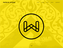 Tablet Screenshot of patrickwiden.com